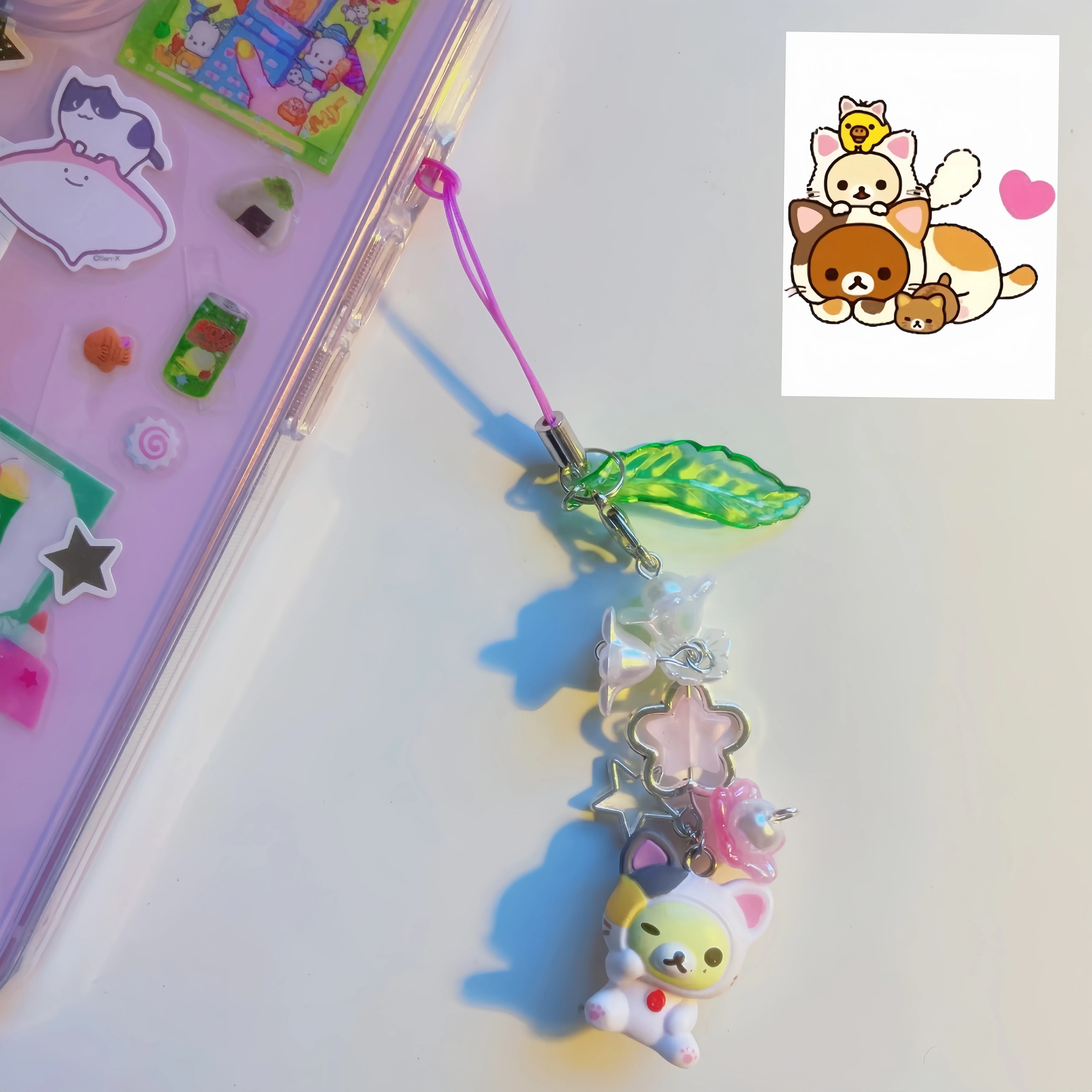 Rilakkuma Cat Phone Charms, Ad - Phone Accessories Ideas recension och pris