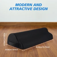 Memory Foam Office Foot Stool & Under Desk Footrest Leg Elevation Pillow for Gaming & Home Office 2