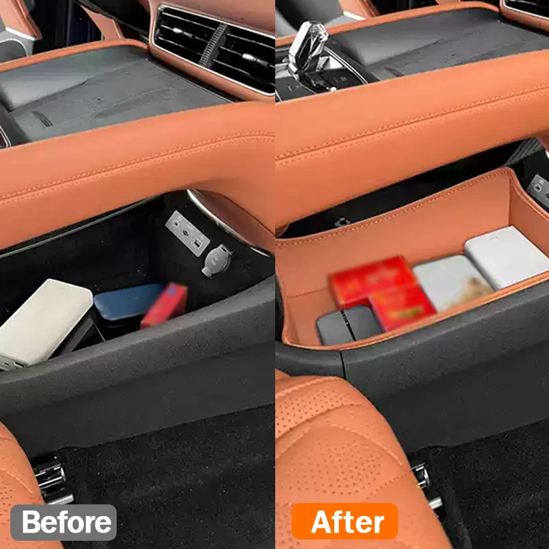 BYD Sealion 7 (2025+) Leather Console Armrest Pad - Image 4