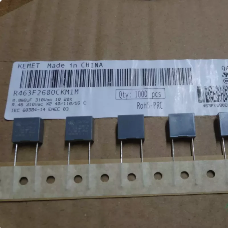 10pcs-100pcs KEMET AV R463F2680CKM1M 0.068uf/310VAC 68nf 683 brand new film capacitor