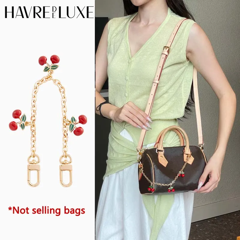 

Fashion cherry sakura chain for women bag decoration chain accessories bag extension chain bag accessories