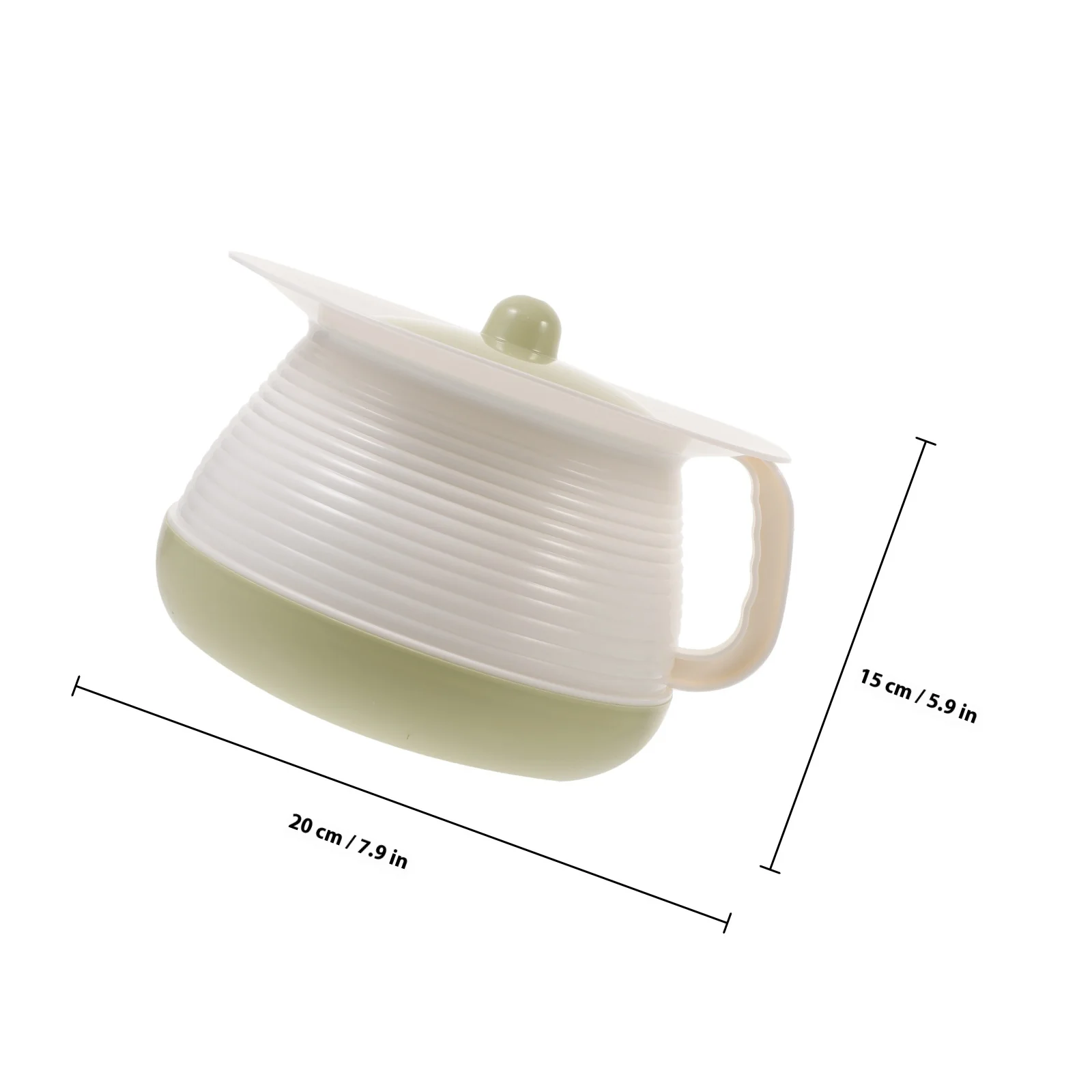 وعاء مبولة سميك، حاوية بول ليلية بلاستيكية للأطفال البالغين، غطاء سرير محمول، قاعدة متينة غير قابلة للانزلاق، غرفة منزلية #3