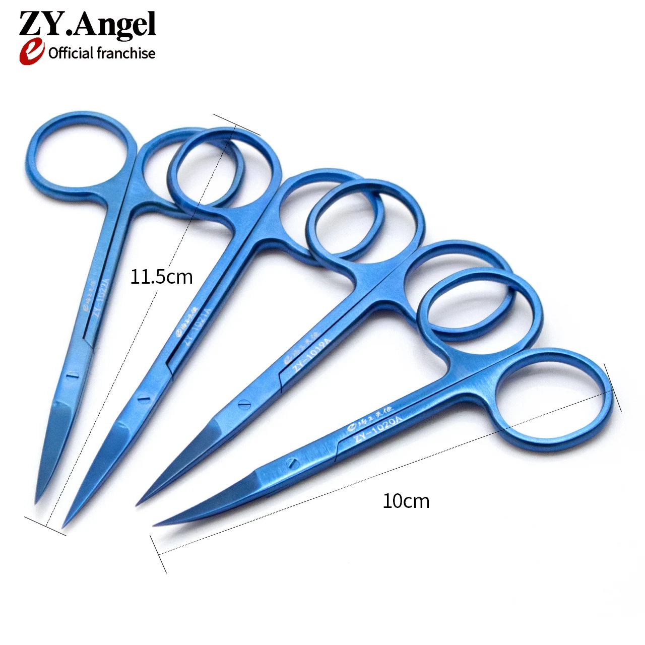 Nożyczki chirurgiczne dentystyczne ze stali nierdzewnej, proste i zakrzywione, kleszcze, narzędzia medyczne, instrument chirurgiczny do stomatologii.