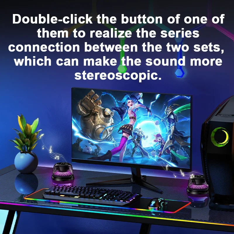 2025 Music Magnetic Wireless Charger Colorful Lights Wireless Speaker Suction Phone Charger