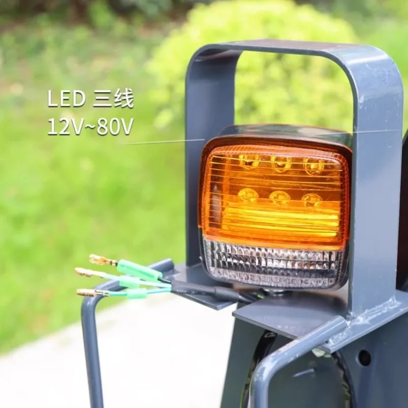 Imagem -02 - para Empilhadeira Led Sinal de Volta Frontal Dupla Face Pequena Luz de Três Fios 12v 24v 48v Adequado para Hangcha Heli Peças de Alta Qualidade