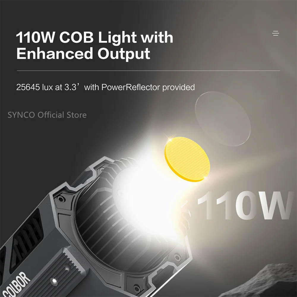 Colbor CL100X LED Photography Light Bi-Color 2700-6500K 100W for Camera Video Interview Studio Photos Lamp
