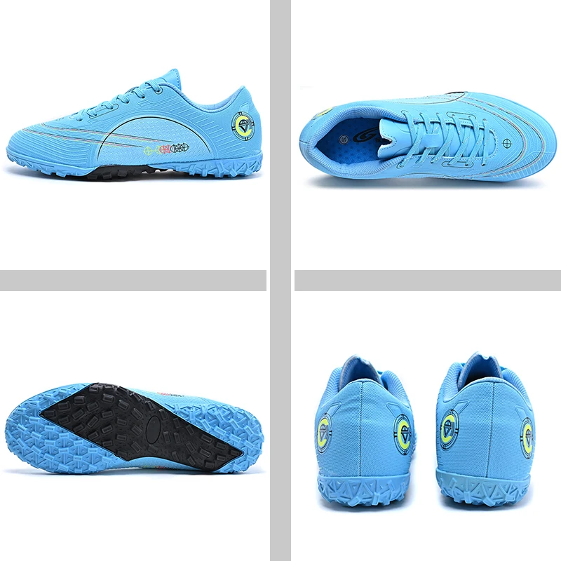 Kids Football Boots Original Mens Soccer Shoes Fg Tf Football Shoes for Children Turf Soccer Cleats Outdoor Non Slip Soccer Boot