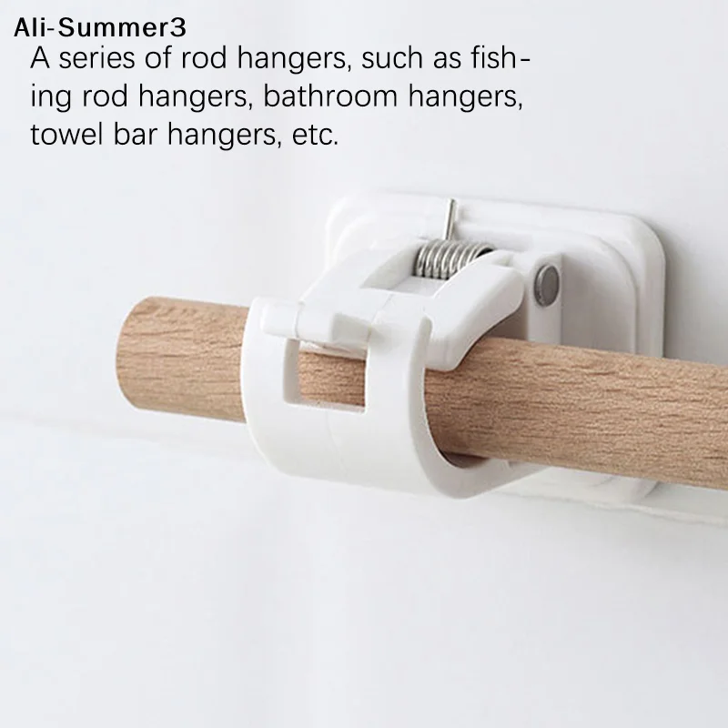 【Ua】 1 Paar an der Wand montierte Angelruten-Aufbewahrungsclips, Klemmen, Halter, Organizer für Wände, Holzbretter, Keramikfliesen, Fischgeräte
