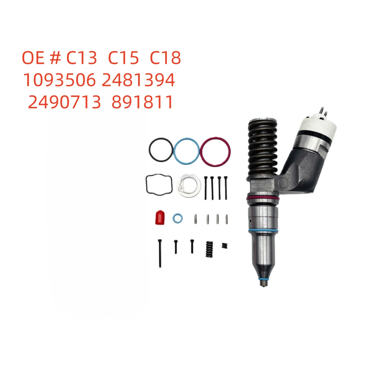 

6 sets 1093506 2481394 2490713 891811 Diesel common rail unit injector repair kits For Caterpillar CAT C13 C15 C18 injector