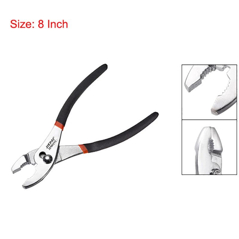 8 Inch Carp pliers Slip Joint Plier Adjustable Combination Pliers Auto Repair Tool Big Mouth Fish Tail Pliers Slipper Pliers