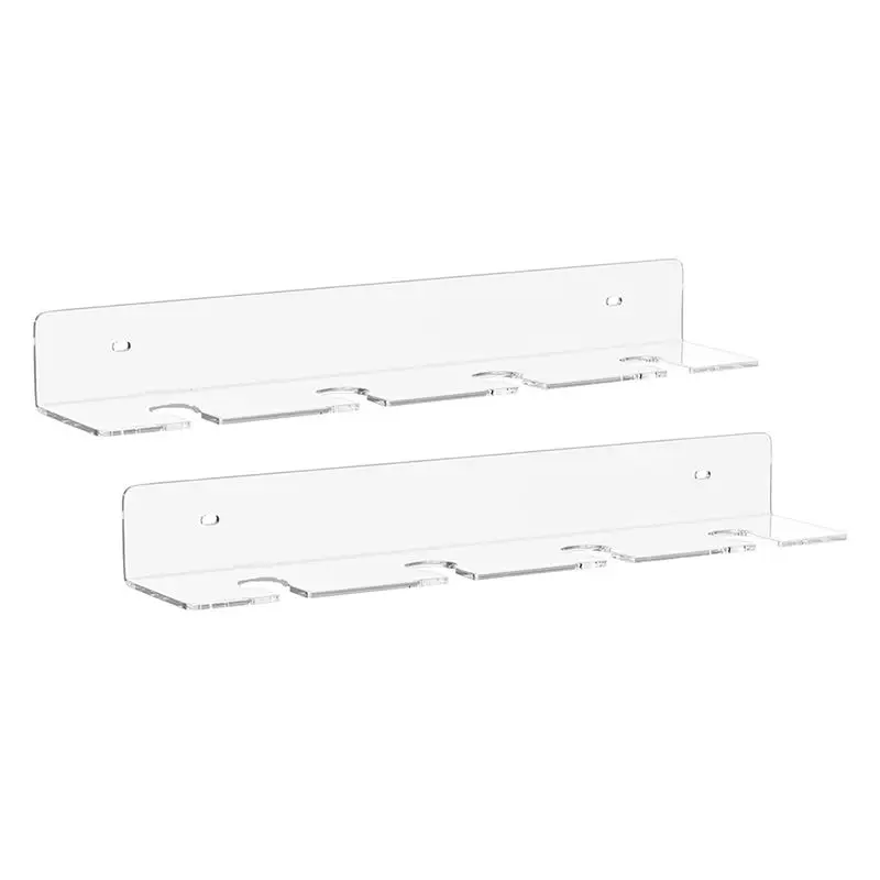 

A20F-прозрачный акриловый держатель для бокалов под шкафом, настенные полки для хранения бокалов для вина, кухонная настенная полка для бокалов, встроенная стойка