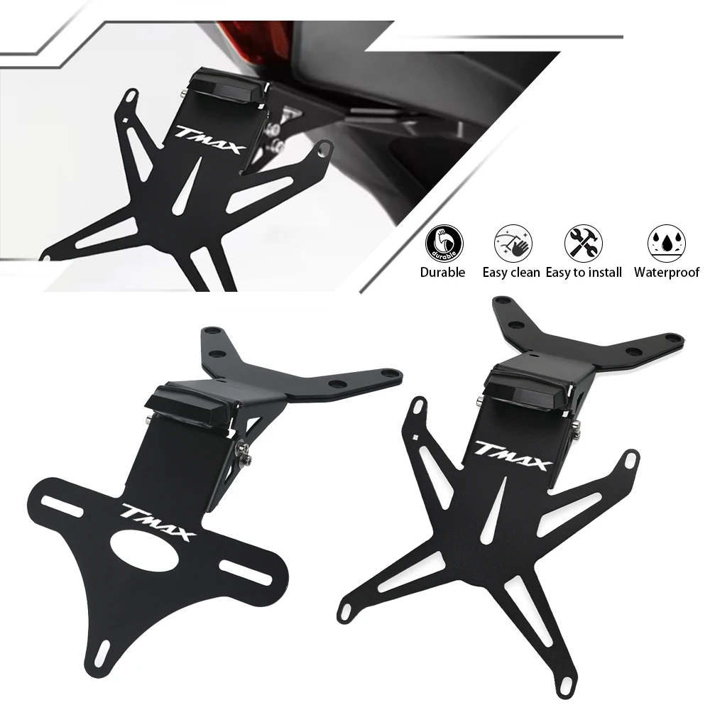 

2025 Motorcycle For Yamaha TMAX 560 T-MAX560 2022-2024 TMAX560 Rear License Plate Holder Bracket Tail Tidy Fender Eliminator