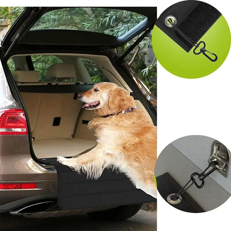 Adjustable Car Bumper Protector Mat Foldable Rear Trunk Anti‑Collision Pad Multifunctional Vehicle Protective PetMat Accessories