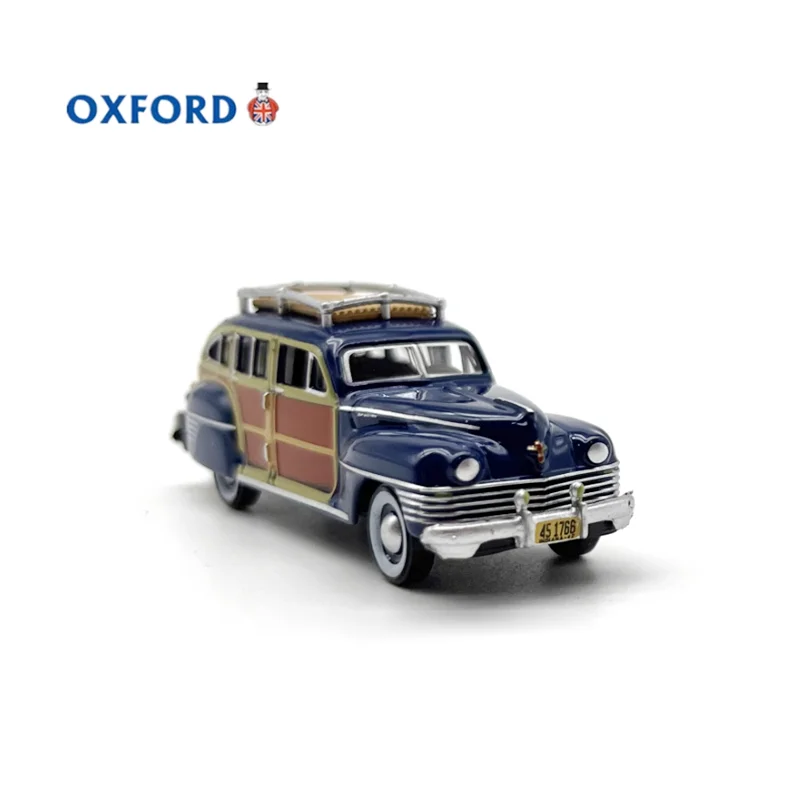 

OXFORD Diecast 1:87 Scale Station Wagon Chrysler T&C Woody Alloy Car Model Finished Product Simulation Toy Static Display