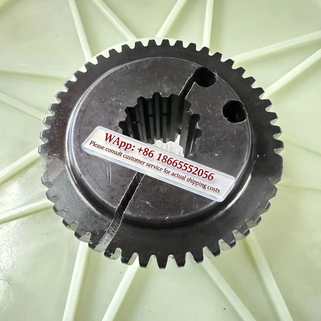 226-7635 Connecting plate 314x47 teeth 263-4996 47x10 (14T) spline Suitable for installation