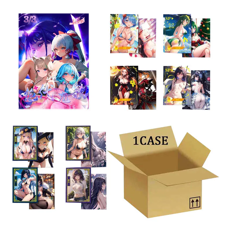 

Wholesale Goddess Story Collection Cards Case Ka Ji Sexy Girl A4 Rare Temperature Change Card Lovely Beauty Sexy Anime Nsfw Card