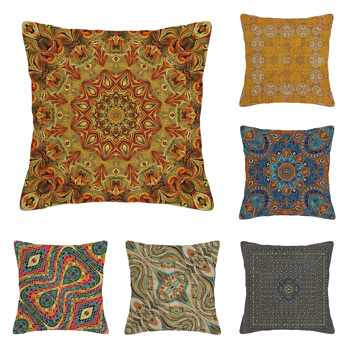 

Home living room modern decoration cushion decoration pillow cover 45*45cm 40x40cm 60x60cm 45x45cm Persian pattern 50x50cm boho