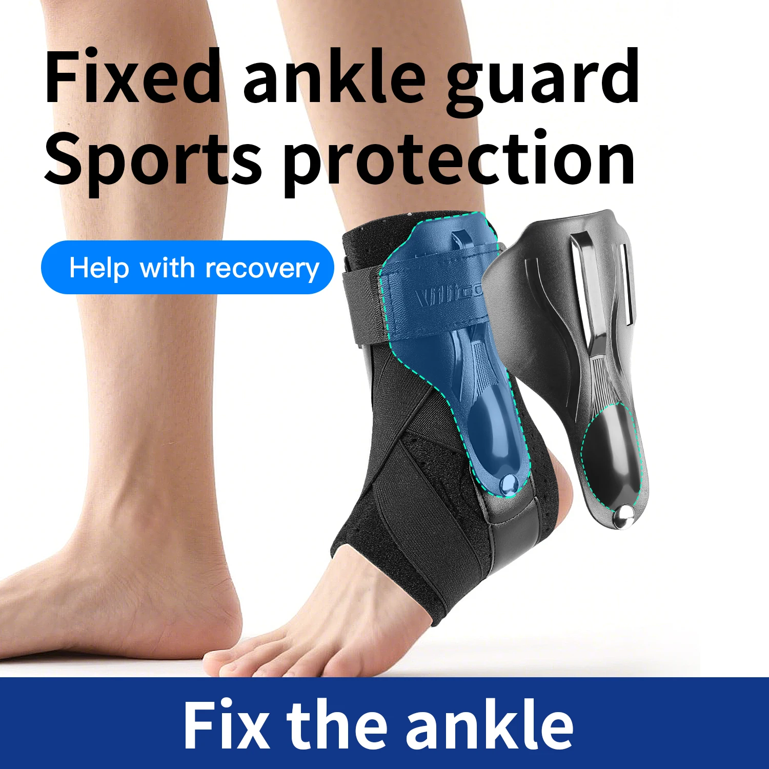 Adjustable Ankle Brace Support Unisex Comfort Ankle Stabilizer For Sprain Prevention Sports Injury Recovery