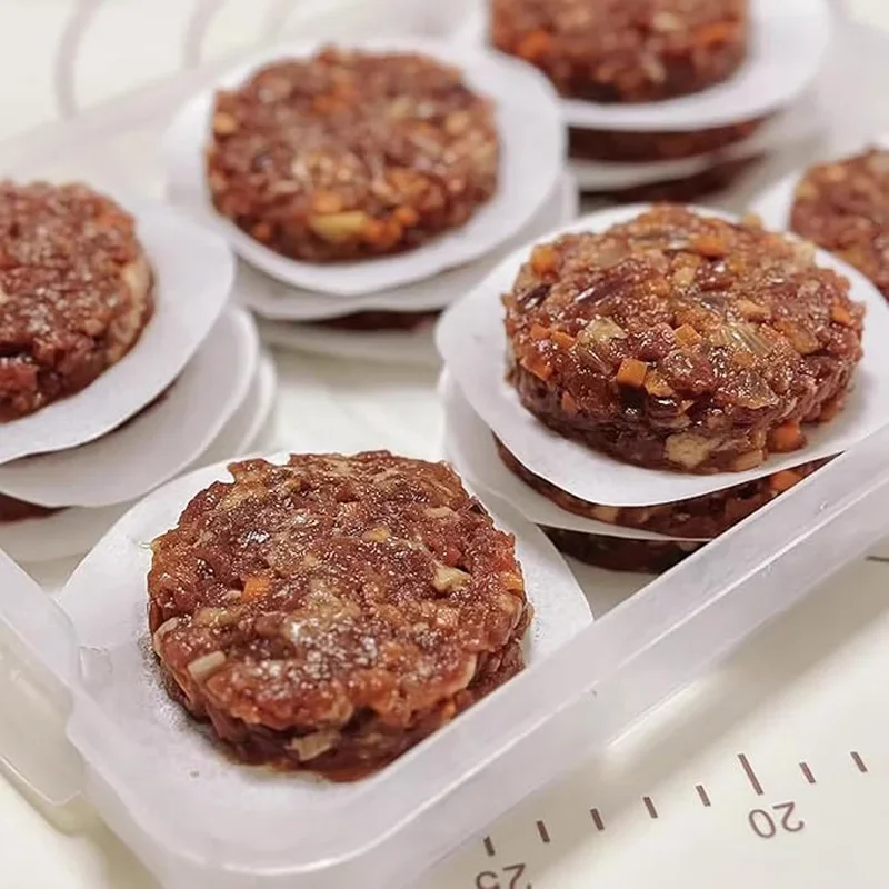 Hamburger Patty Paper Round Wax Paper Sheet Bake Cakes, Bake Individual Patties, Greaseproof Paper Cooking Tools Wax Paper