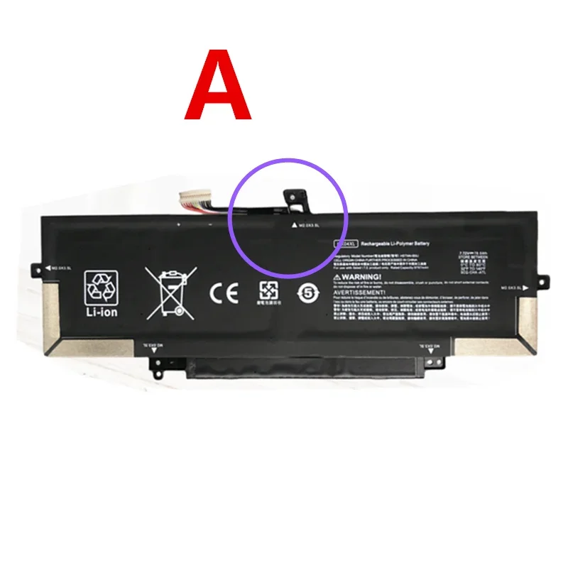 Laptop Battery HK04XL HSTNN-IB9J, L83796-171, L84352-005 78Wh/54Wh for  X360 1040 G7 G8 Series Notebook