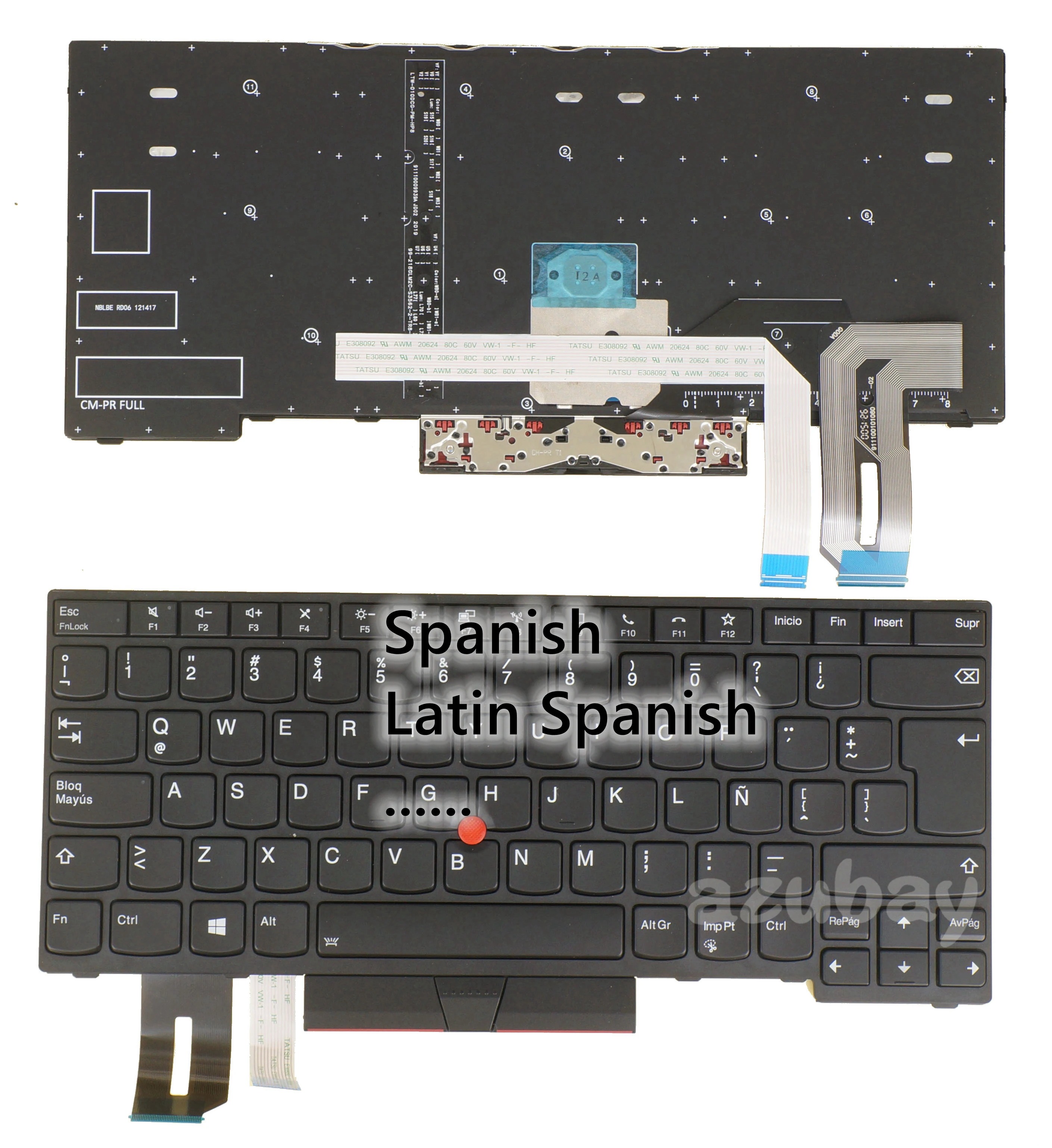 Imagem -01 - Teclado para Lenovo Thinkpad 5n20x70326 5n20x68848 5n20v44195 5n20v44051 5n20v43907 5n20v43763 5n21b08380 5n21b08343 Backlit la teclado para lenovo thinkpad 5n20x70326 5n20x68848 5n20v44195 5n20v44051 5n20v43907 5n20v43763 5n21b08380 5n21b08343 backlit la 01