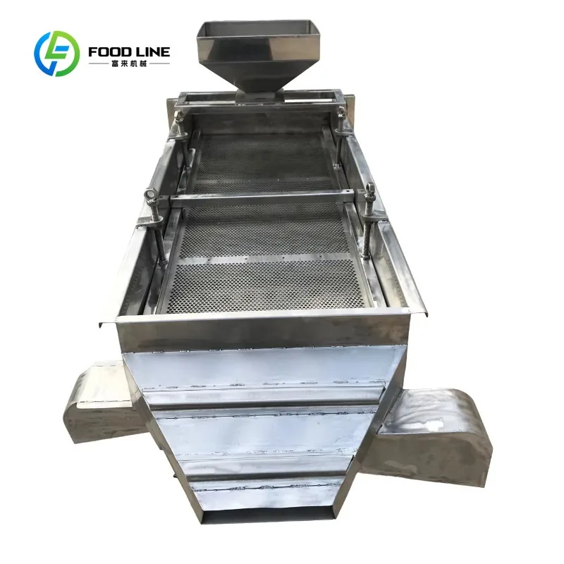 Customized Industrial Linear Screening Machine for Food Processing Vibrating Grain Cleaning and Grading Machine