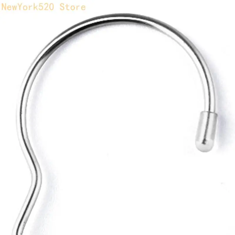 Space Saving Clothes Hanger Chain Stainless Steel Closet Metal Ring N84C