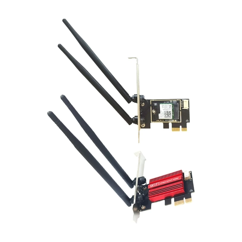 PCIEワイヤレスアダプターWIFI 5ネットワーキングカード802.11ac 1200Mbpsダブルバンドベストセール