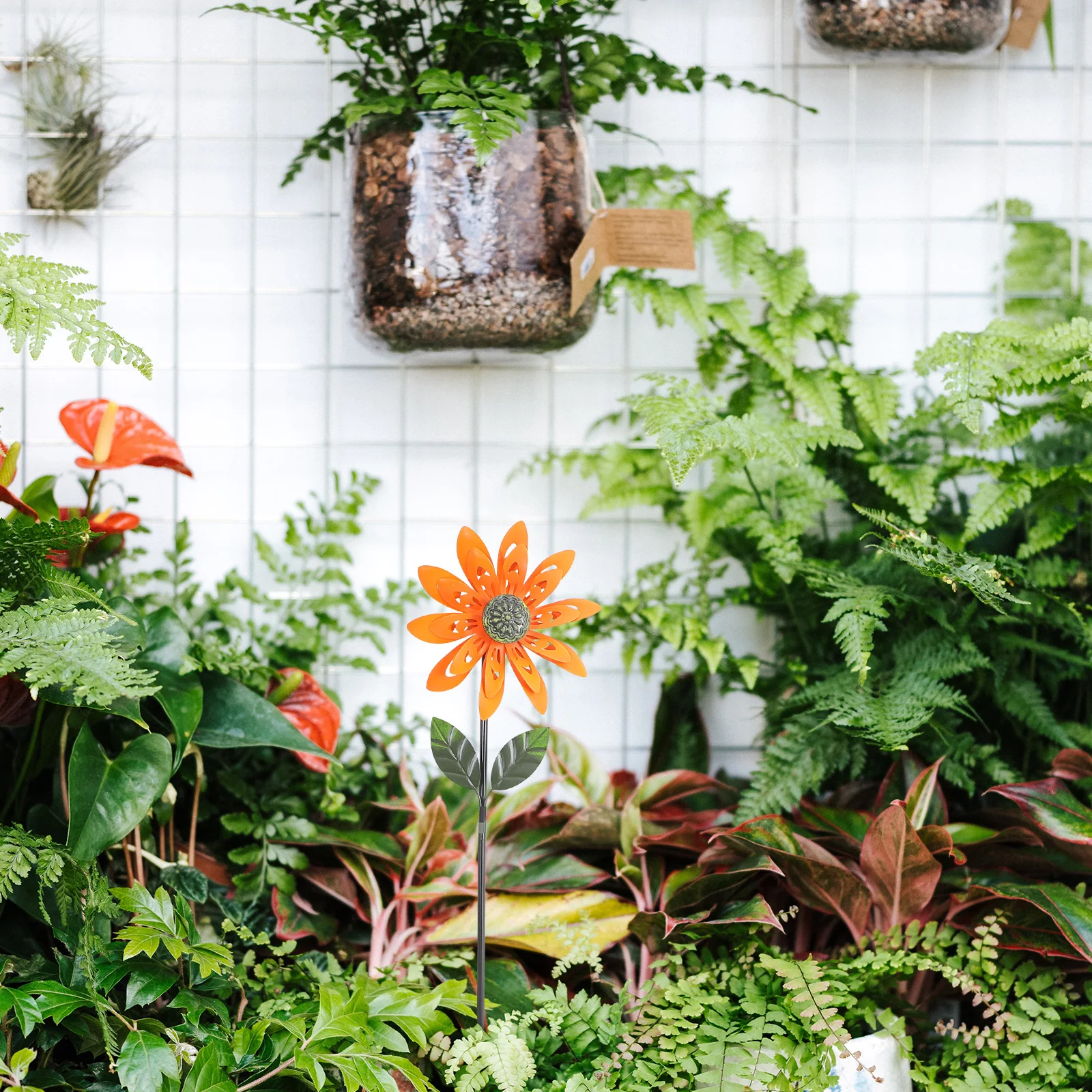 

Вращающаяся ветряная мельница, декор, дизайн подсолнечника, яркий газон, уличная вертушка, дворовый спиннер, миниатюрная модель