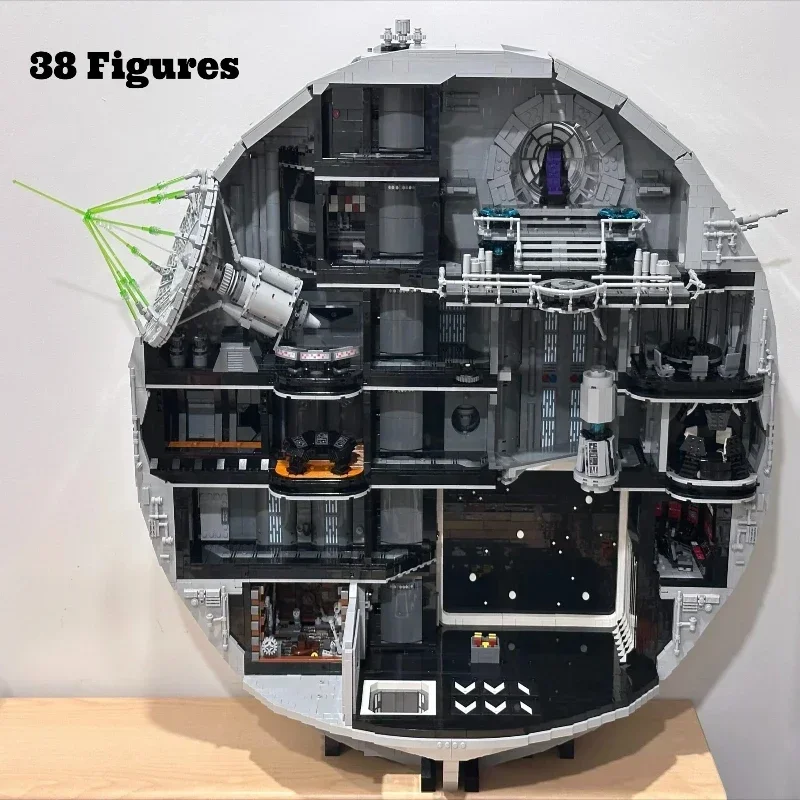 Popular 9023pcs UCS Moc Star Interstellar Conflict Ultimate Largest Star Death Building Block Model Toys Birthday Ornament Gifts view 3