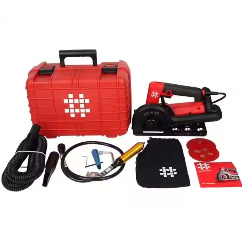 Tile Seam Cleaning Machine SHIJING 9331 Electric Industrial Grade 220V Dust-Free Beautify Tile Slotting Cutting Cleaning Machine
