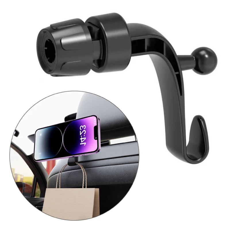 

Основание с шаровой головкой 17 мм для подголовника заднего сиденья автомобиля, держатель для мобильного телефона, универсальная автомобильная задняя подушка, подставка для телефона, аксессуары