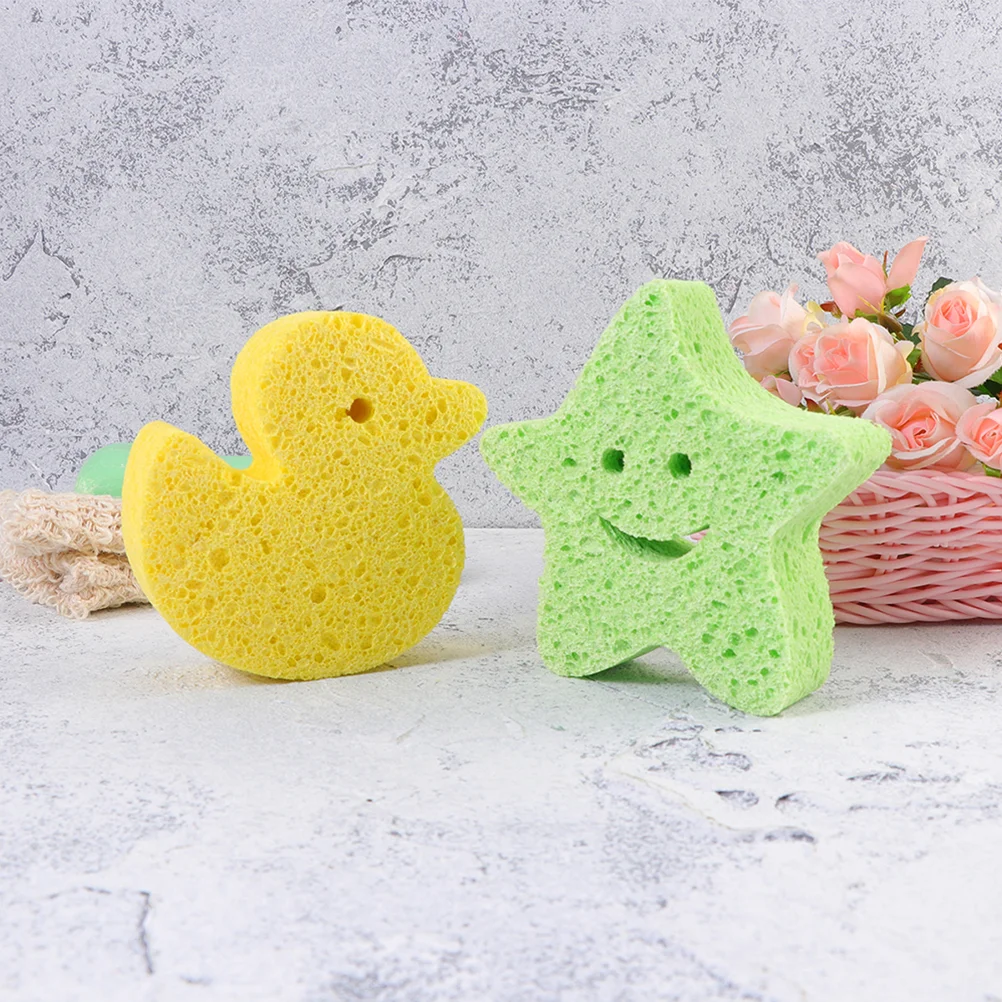 3 Pcs Children\'s Bath Sponge Bathing Tool Small Sponges Body Wash for Cute Bulk Baby