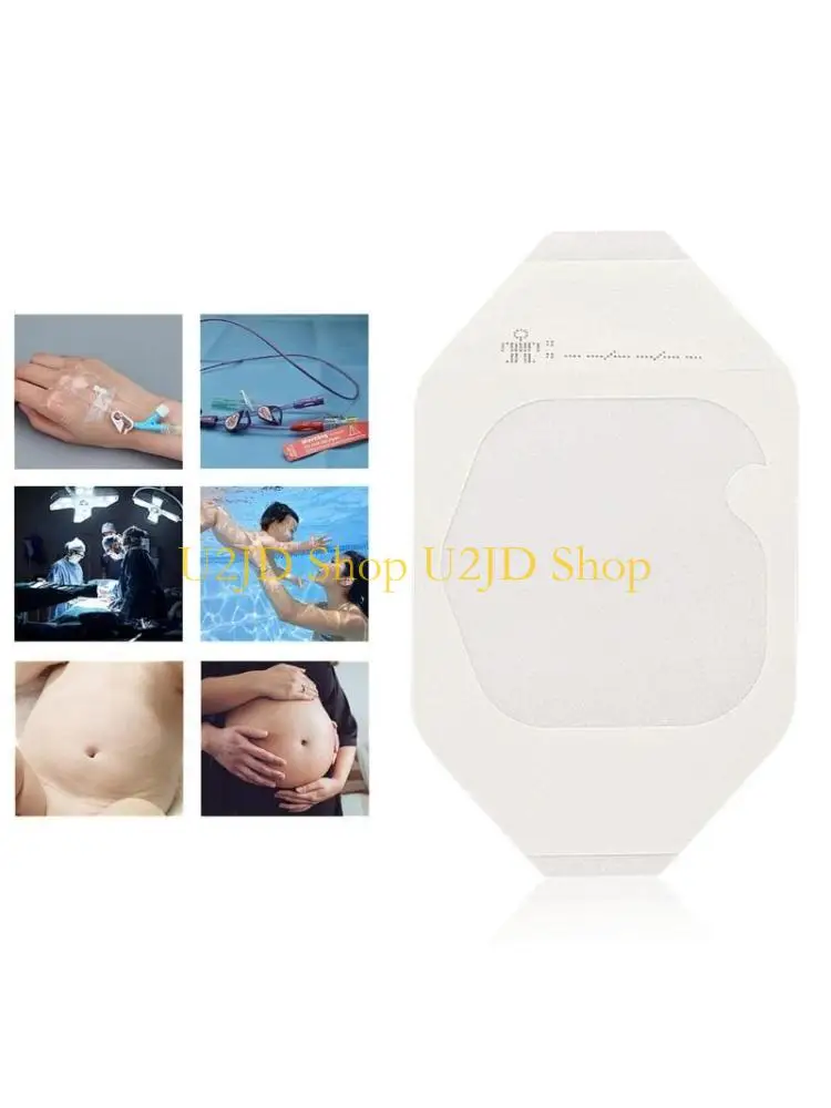 

U2JD Transparent Bandage Waterproof Adhesive For Sensitive Skin 10Pcs Waterproof Breathable Bandages