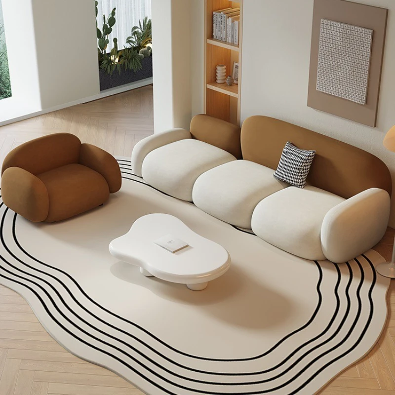 

Internet celebrity sofa, living room modern simple courtyard sofa