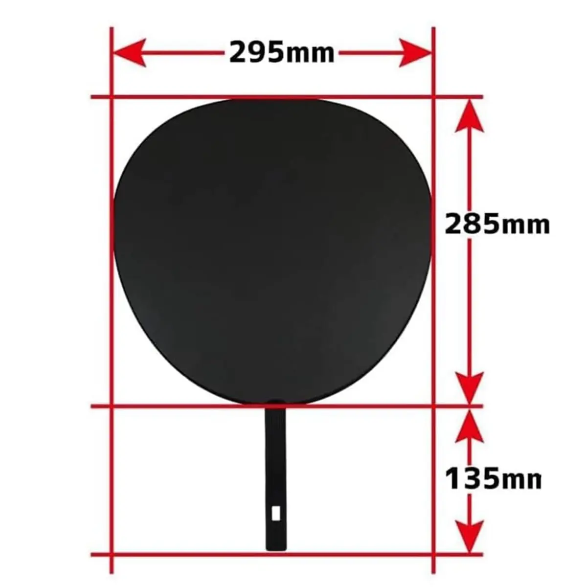 Abanicos Japoneses Uchiwa Jumbo A56K, Paquete de 2 - Ideales para Conciertos, Letreros Personalizados y Decoraciones