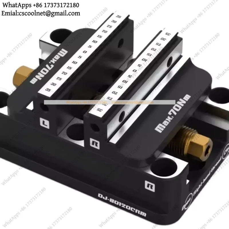 Self-Centering Vise Four Five Axis Fixture Positive Paired With Zero Point Quick Change 4 Axis L-Block Bridge Board DJ-6080H