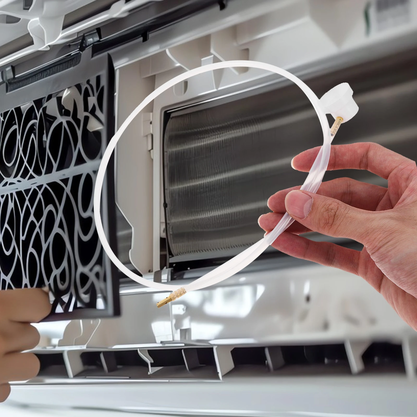 2 قطعة علبة رذاذ فوهة تمديد خرطوم لعلب الطلاء مكيف الهواء تنظيف أداة طويلة الوصول فوهة بلاستيكية معدات متينة