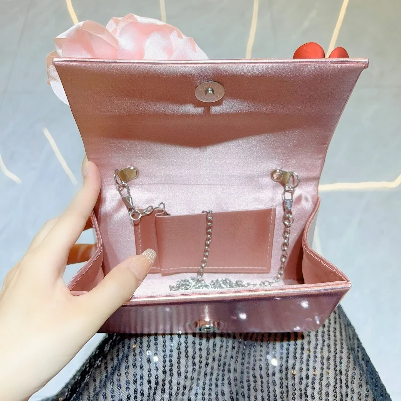 Роскошная женская вечерняя сумочка, модная женская элегантная сумка на плечо с цепочкой, вечерние сумочка для ужина, свадебный прием, сумка для банкета