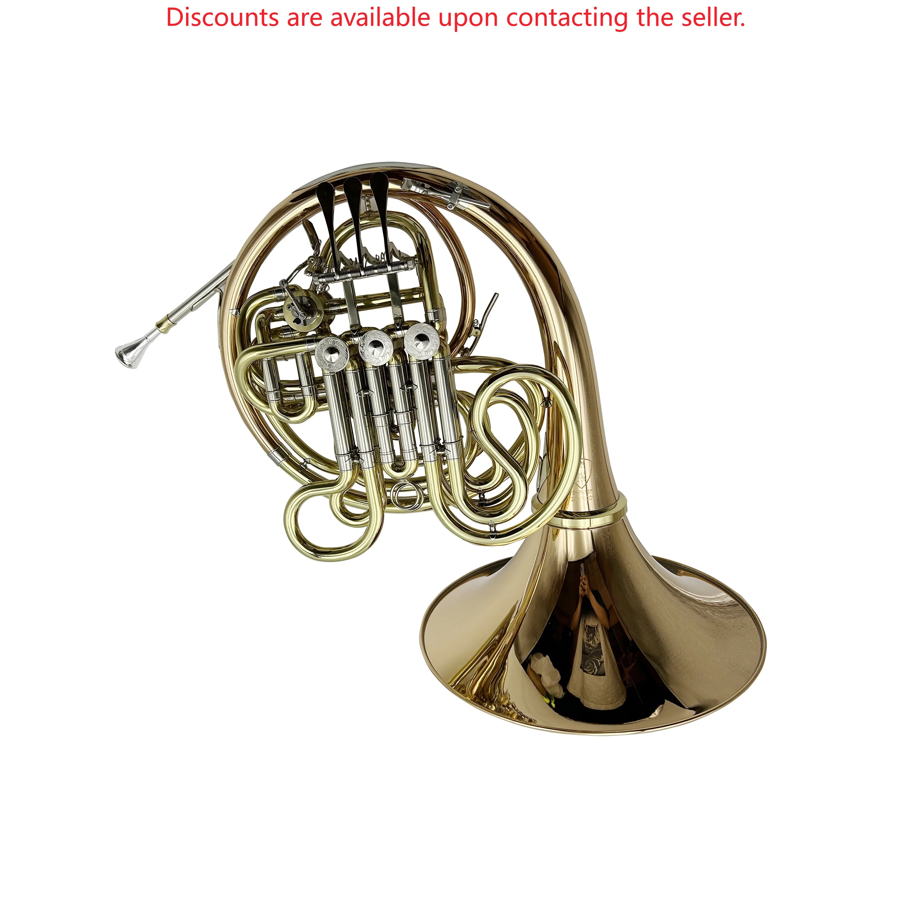 

Factory OEM Gold French Horn JYFH946PC 4 Key Double Separated Bell BB/F Key Phosphorus Copper Bronze