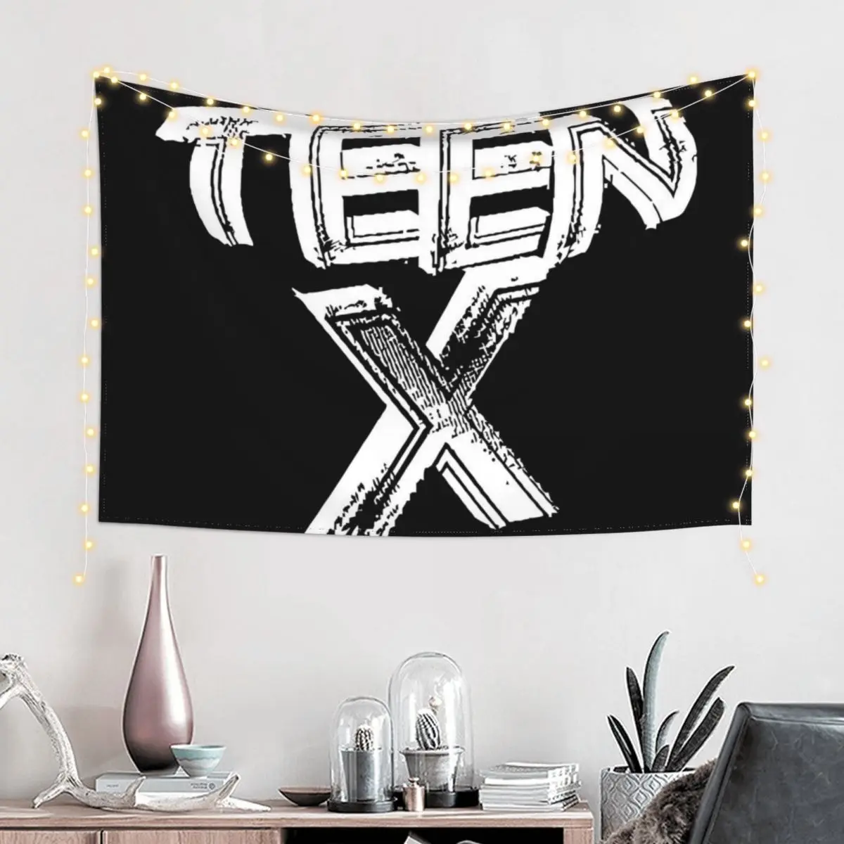 

Ken Carson Merch Teen X Logo Tapestry Nordic Home Decor Wall Decoration House Decor Decorative Wall Tapestry