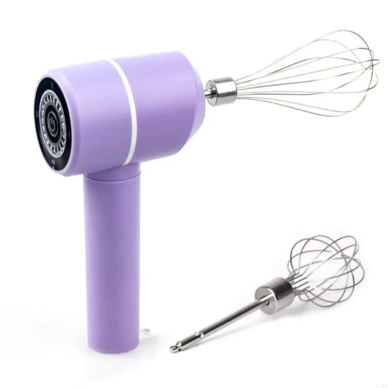 

37ME Multi Function Electric Whisks 3 Speed Adjustable Cordless Nonrust Steel Head Ergonomic Baking Tool For New Hand