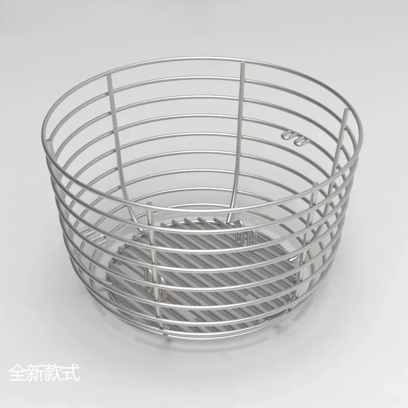 21/24/26 Inch with Baffle Ceramic Grill CharcoalBasket Charcoal Dispenser CharcoalBasket for Grill Charcoal Basket
