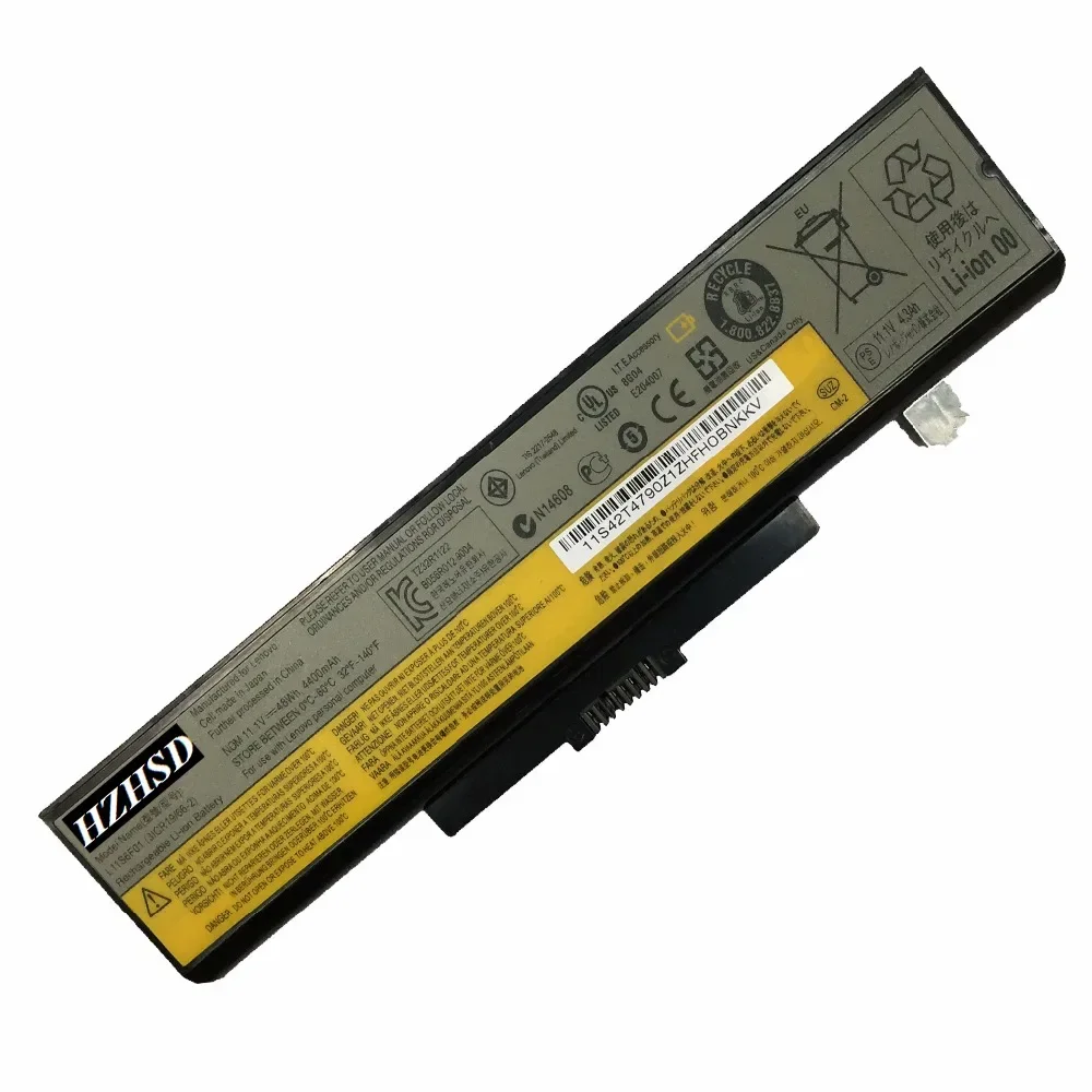 10.8V 48WH 6cell Original New Laptop Battery for Lenovo IdeaPad G480 G580 V580 L11L6F01 L11L6R01 L11L6Y01