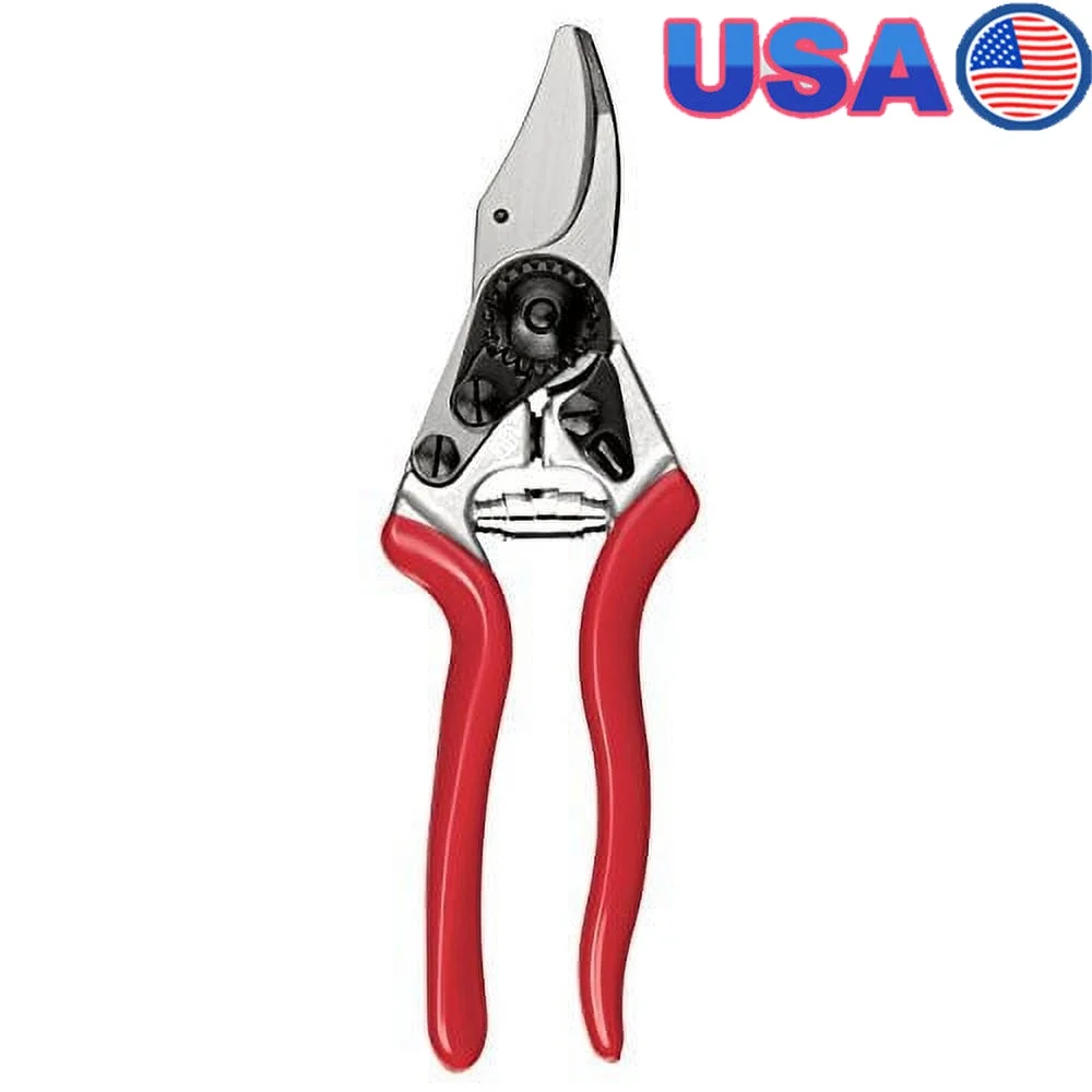 

Ergonomic Pruner Small Hands Lightweight Aluminum Handle Hardened Steel Blade Adjustable Cutting Head Shock Absorption System