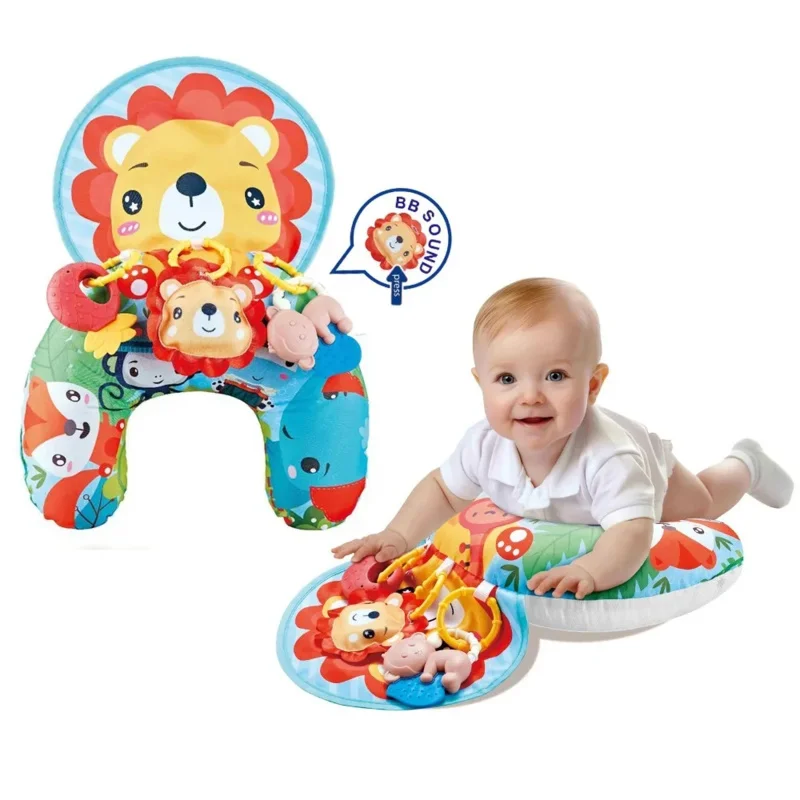 Black And White High Contrast Baby Pillow Double-Sided Head-up Design Double-Sided Sensory Toy Head-up Training Pillow