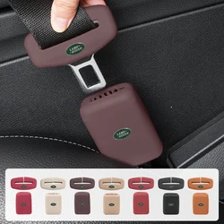Car Silicone Seat Belt Buckle Anti-scratch Protector Cover Accessories For Land Rover Range Rover Evoque Velar Defender Discover