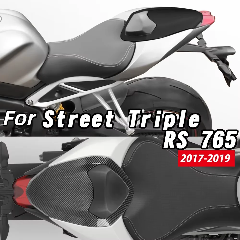

For Triumph Street Triple RS 765 RS765 2017 2018 2019 Motorbike Accessory Rear Passenger Seat Cover Fairing Tail Solo Seat Cowl