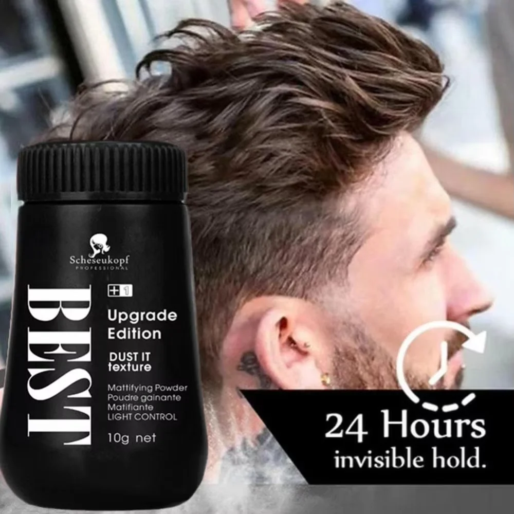 Volumizing Hair Powder Fluffy Styling Powder Anti-Frizz Long Lasting Hold Refreshing Haircut Design For Men Women