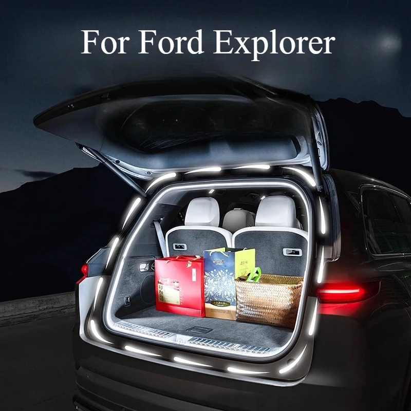 

For Ford Explorer Trunk Running Water Welcome Lights Car Interior Ambient Lights with Auto Supplies Modification Accessories